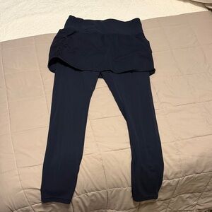 Athleta women’s tall Dark Blue Skort Leggings